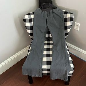 Indigo Blue gray flare leg maternity jeans size medium